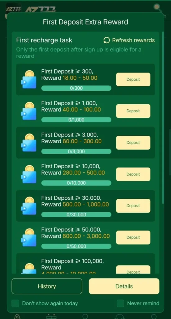 AZ777 Bonus